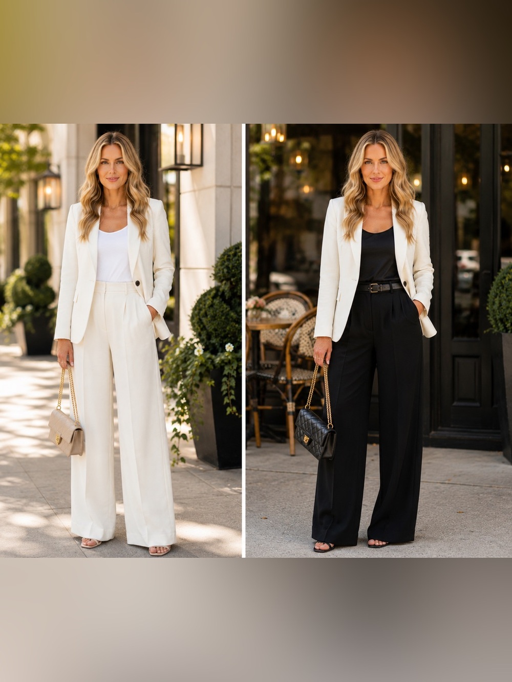 J. Crew Cream Parke Blazer Women’s Size 14 Ivory White Linen Blend